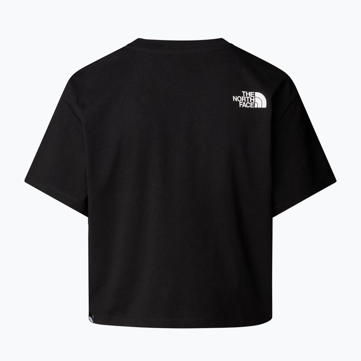 Дамска тениска The North Face Easy Relaxed Cropped black 2