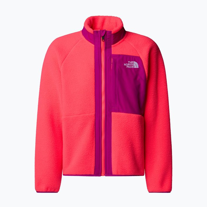 Детски суитшърт The North Face Yumiori Full Zip radiant poppy