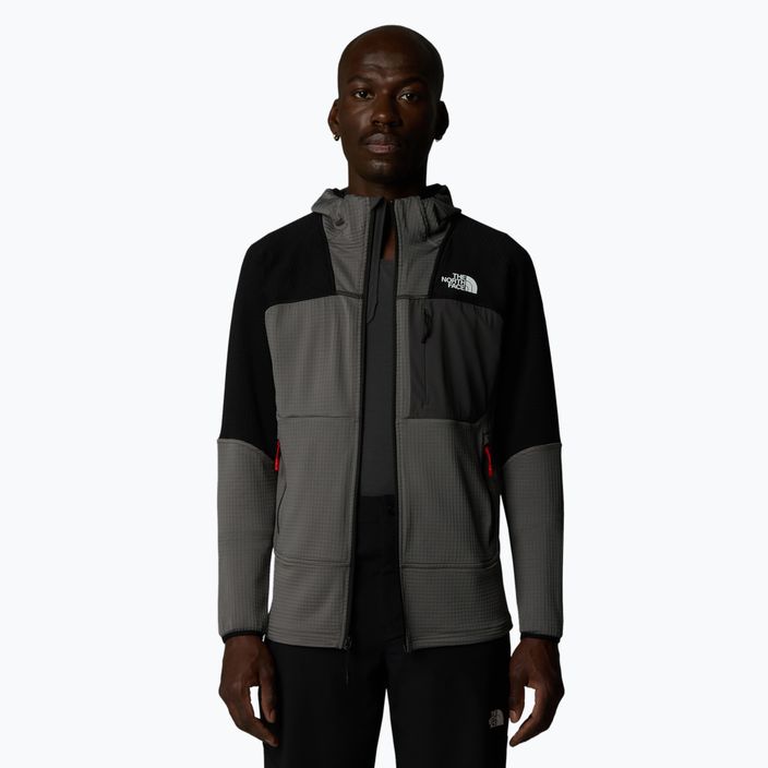 Мъжки суитшърт The North Face Stormgap Powergrid smoked pearl/ black 4