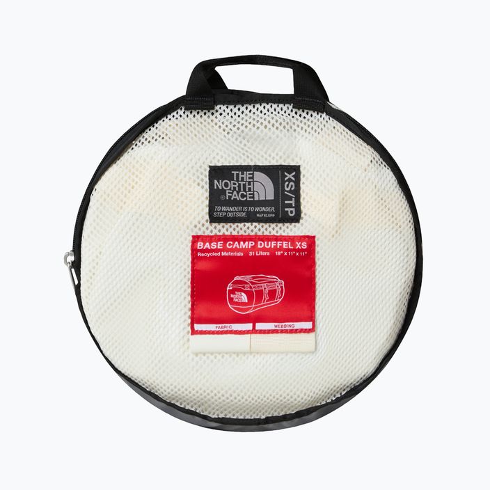 Пътна чанта The North Face Base Camp Duffel XS 31 l white dune/white 4