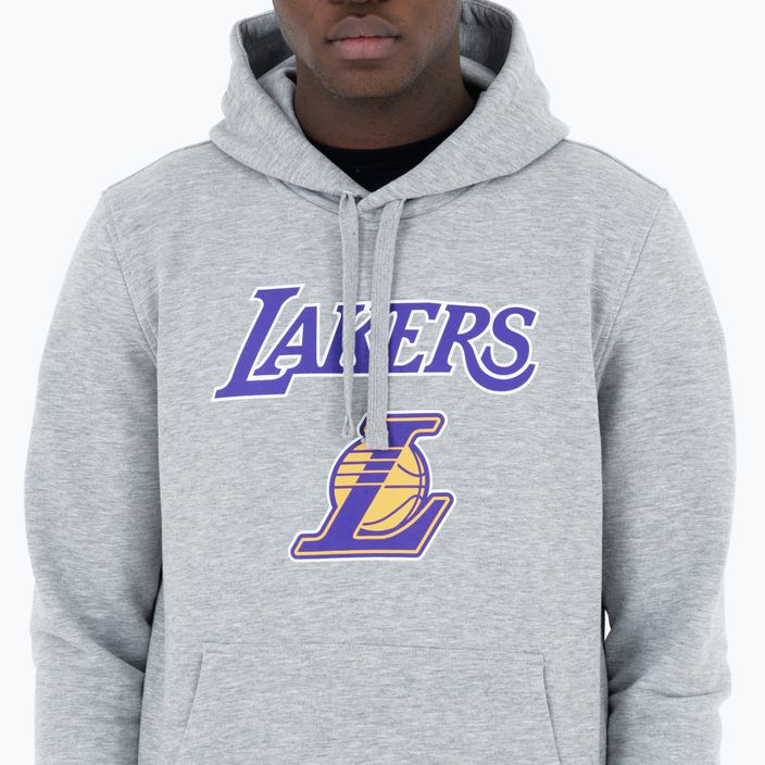 Мъжки суитшърт New Era NBA Regular Hoody Los Angeles Lakers grey med 4