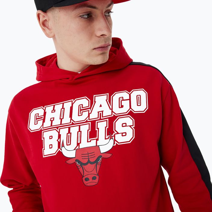 Мъжки New Era NBA Large Graphic OS Hoody Chicago Bulls red 4