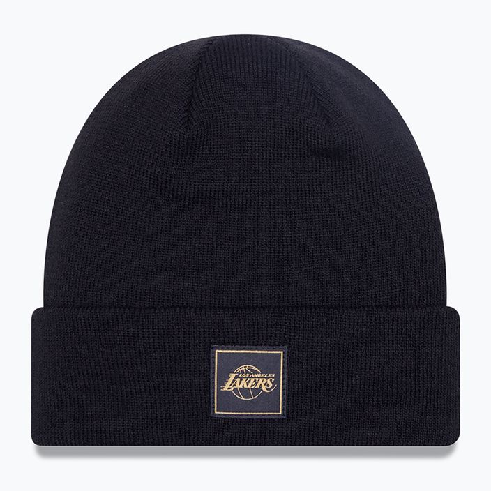 New Era Metalic Badge Cuff Knit Los Angeles Lakers зимна шапка черна