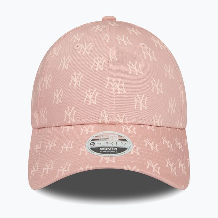 New Era Monogram 9Forty New York Yankees пастелно розова бейзболна шапка за жени 2