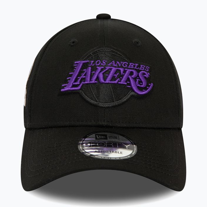Мъжка бейзболна шапка New Era Side Patch 9Forty Los Angeles Lakers black 2