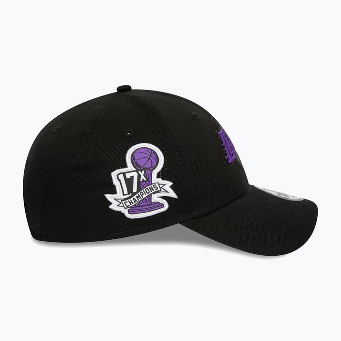 Мъжка бейзболна шапка New Era Side Patch 9Forty Los Angeles Lakers black 5