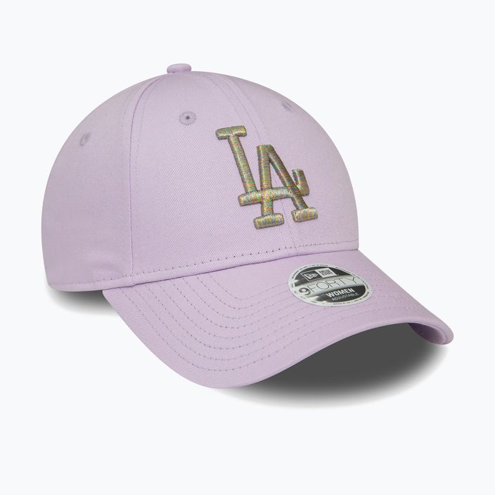 Дамски New Era Metallic Logo 9Forty Los Angeles Dodgers бейзболна шапка пастелно лилаво 3