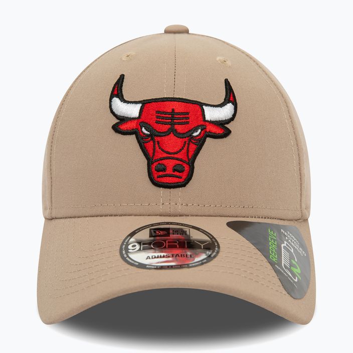 New Era Repreve 9Forty Chicago Bulls мъжка бейзболна шапка пастелно кафява 2