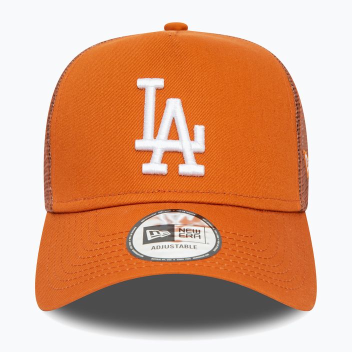 Мъжки New Era League Essential Trucker Los Angeles Dodgers med brown бейзболна шапка 2