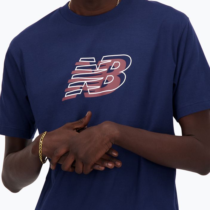 Мъжка тениска New Balance Graphic nb navy 4