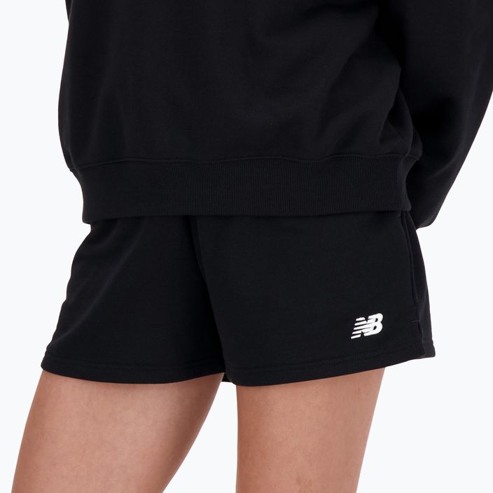 New Balance French Terry Short black за жени 4