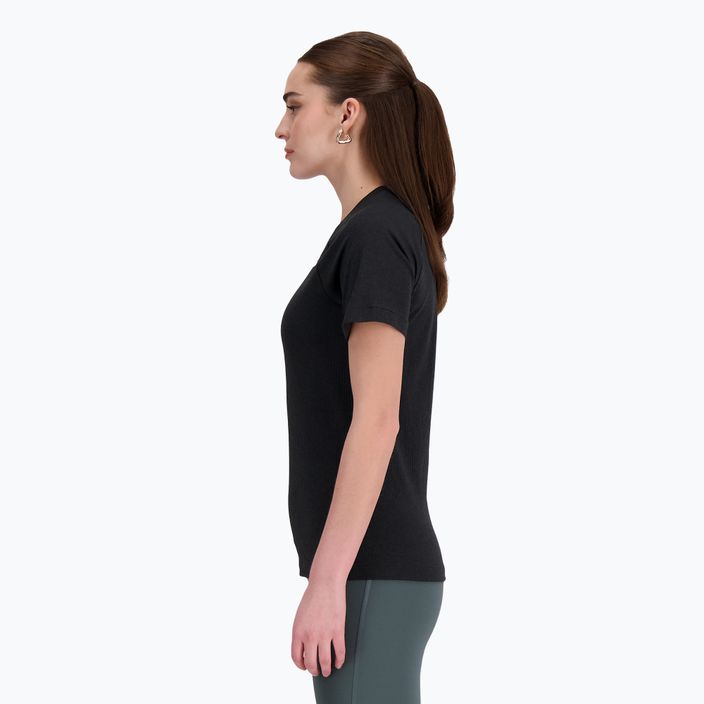 New Balance Безшевна черна тениска за жени 4