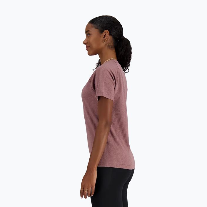 New Balance дамска тениска Seamless licorice heather 3