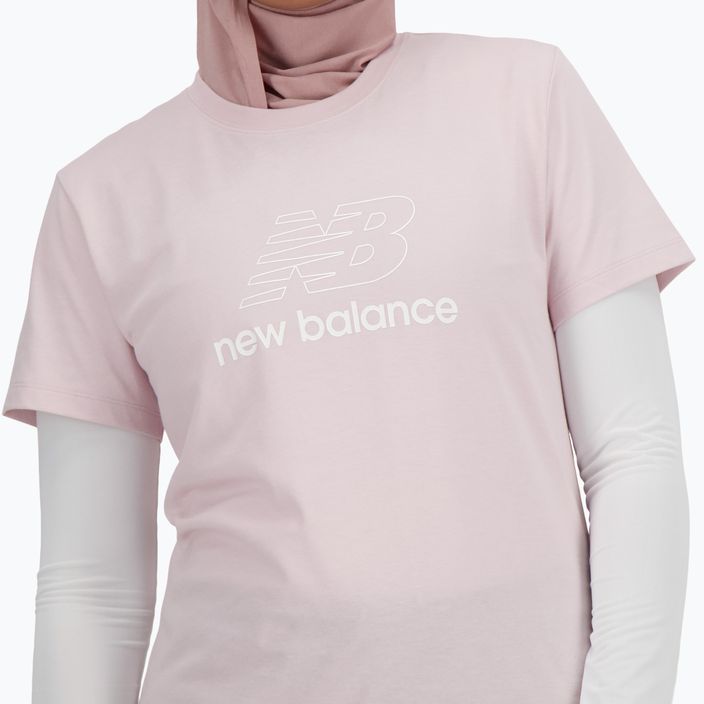 New Balance Script Tee за жени Stonepin тениска 4