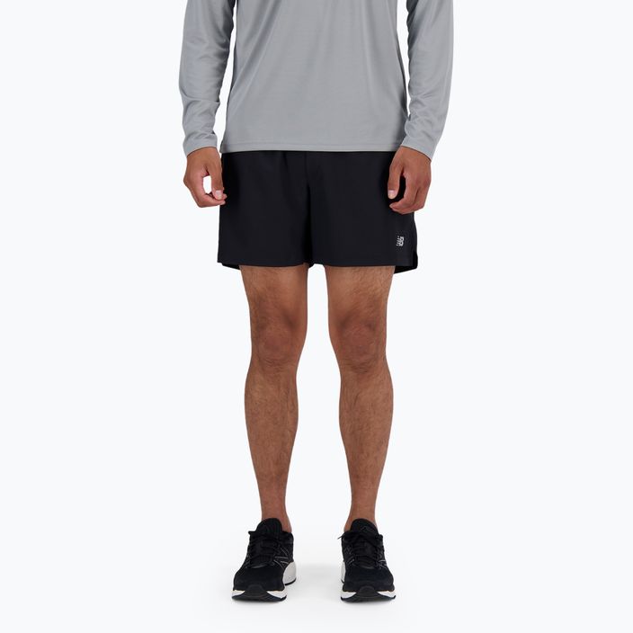 Мъжки шорти New Balance AC Seamless 5 Inch Lined black