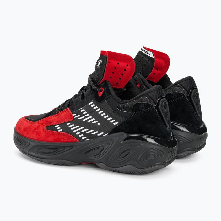 New Balance Fresh Foam BB v2 черни/червени баскетболни обувки 3