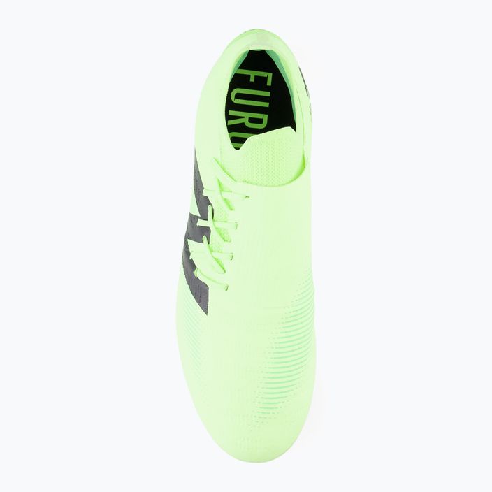 New Balance мъжки футболни обувки Furon Destroy FG V7+ bleached lime glo 10