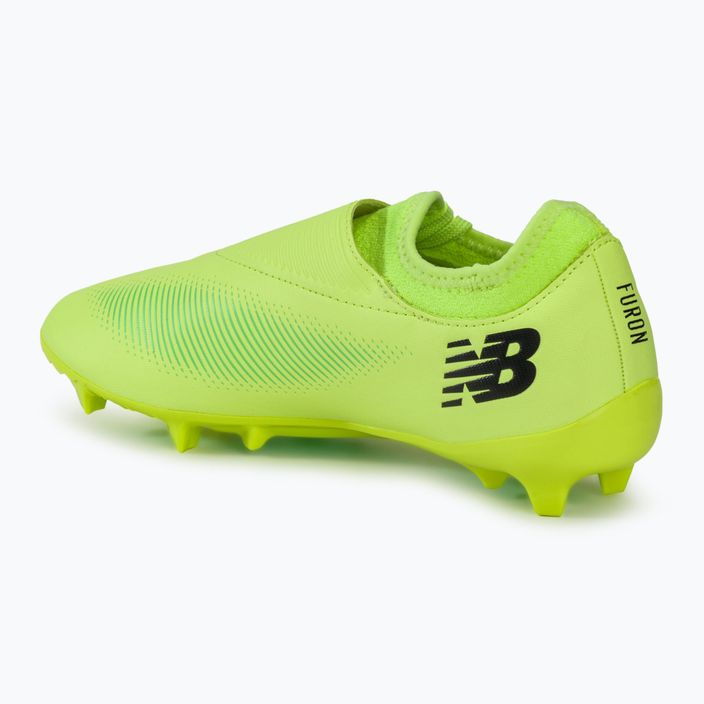 New Balance мъжки футболни обувки Furon Dispatch FG V7+ bleached lime glo 3