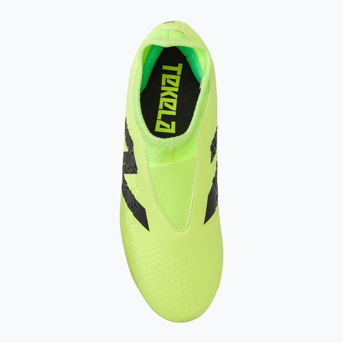 Детски футболни обувки New Balance Tekela Magique JNR FG V4+ bleached lime glo 5