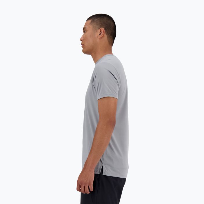 Мъжка тениска New Balance Run сива 2
