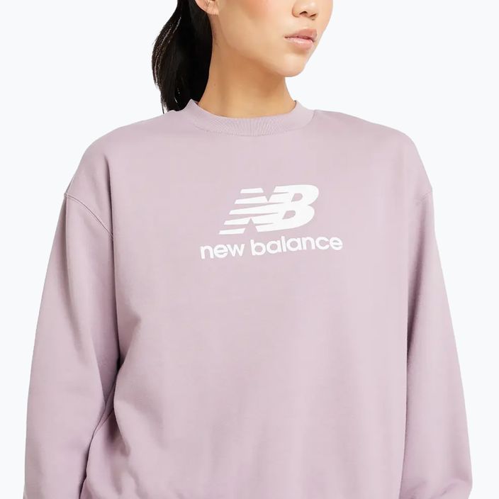 Дамски суитшърт New Balance French Terry Stacked icewine 4