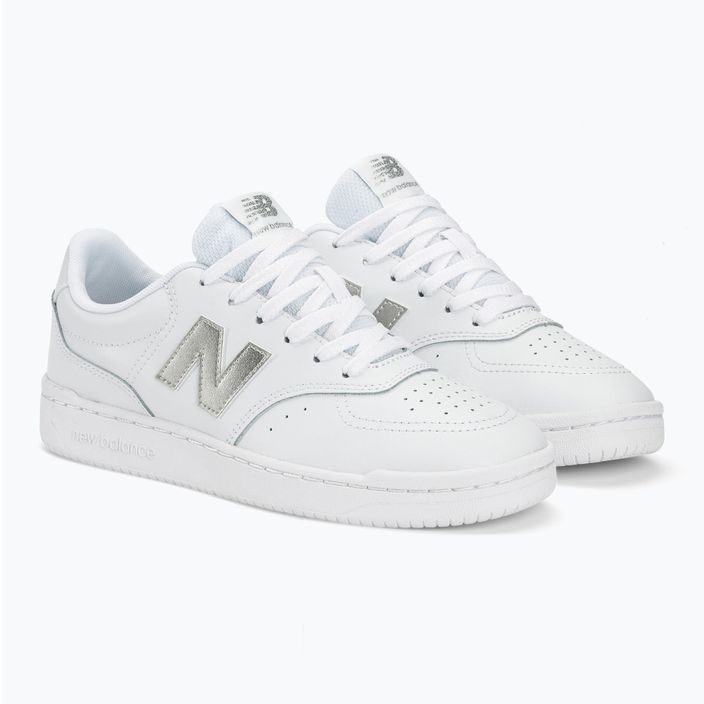 Дамски обувки New Balance BBW80 white/silver 4