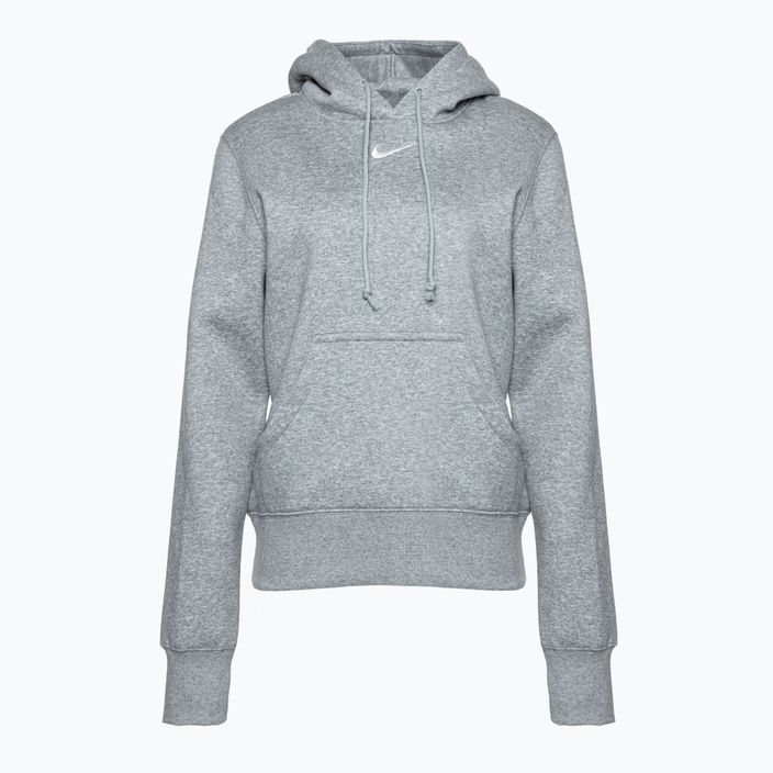 Дамски суитшърт Nike Sportswear Phoenix Fleece тъмно сиво heather/sail