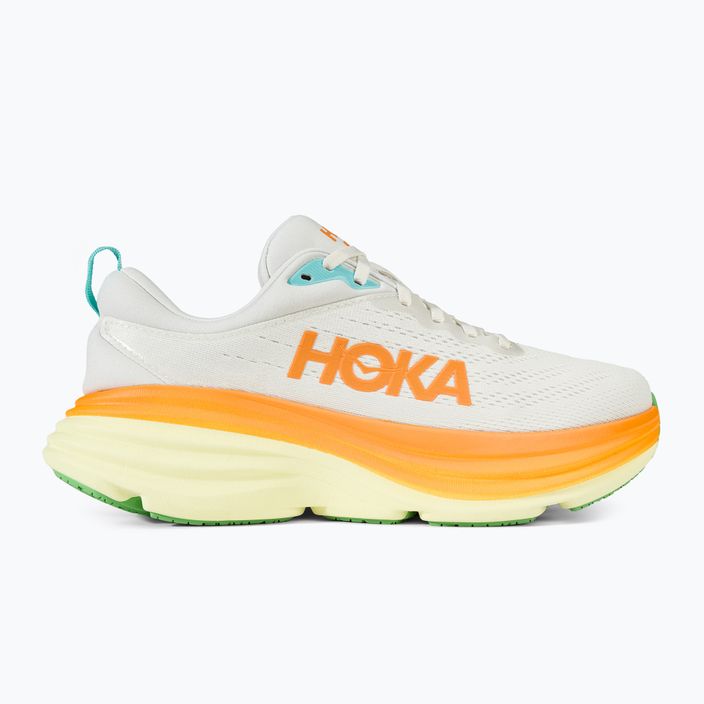 Мъжки обувки за бягане HOKA Bondi 8 blanc de blanc/solar 2