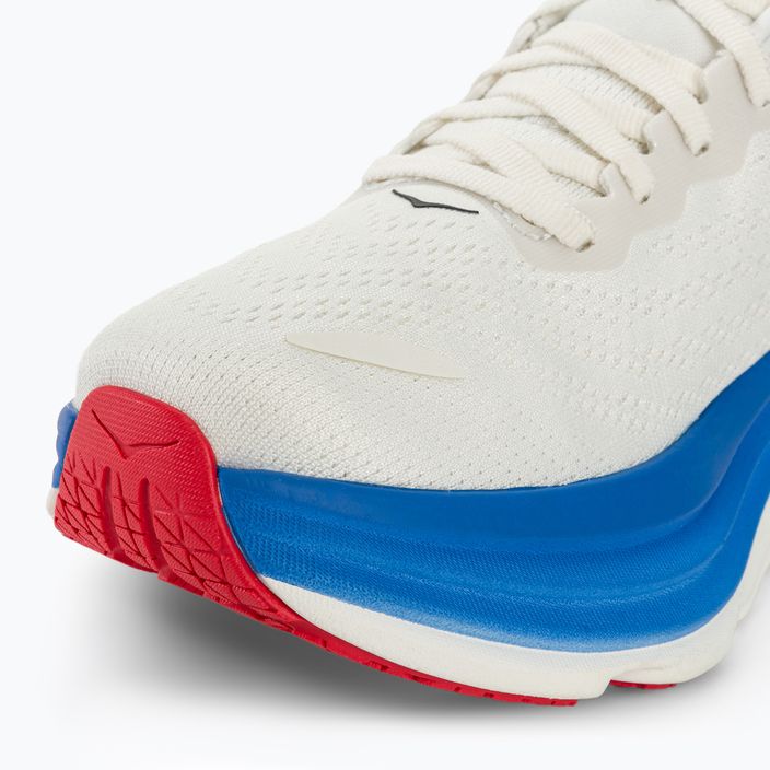 HOKA Bondi 8 мъжки обувки за бягане blanc de blanc/virtual blue 7