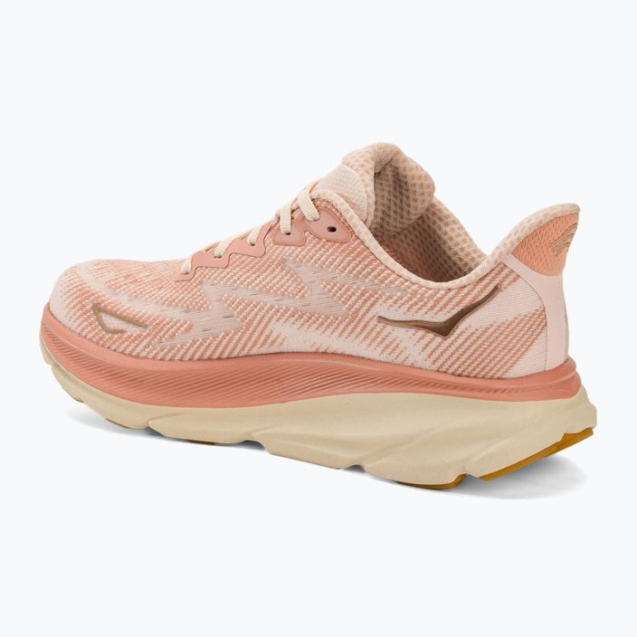 Дамски обувки за бягане HOKA Clifton 9 sandstone/cream 3