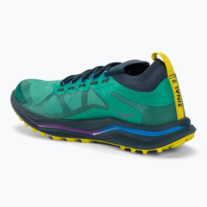 Дамски обувки за бягане HOKA Zinal 2 tech green/strata 3