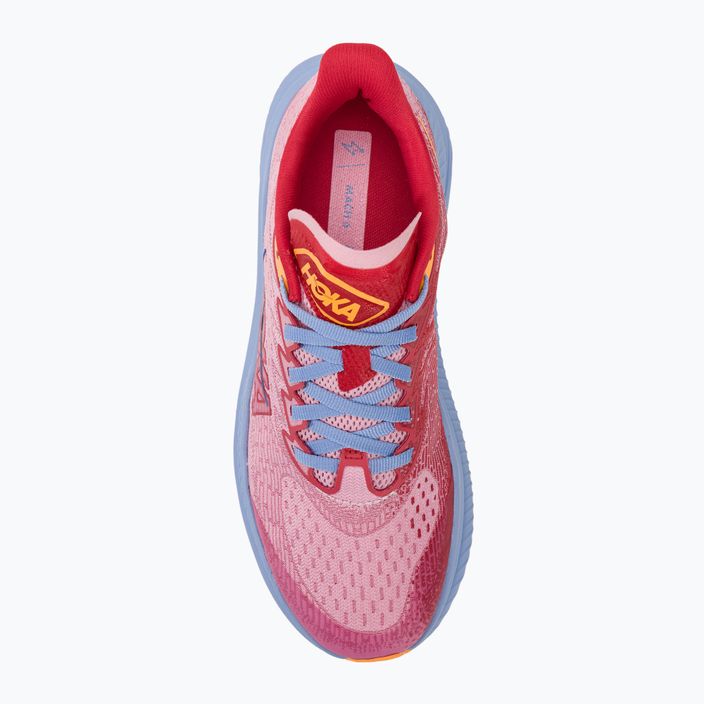 Детски обувки за бягане HOKA Mach 6 божур/розов цвят 5