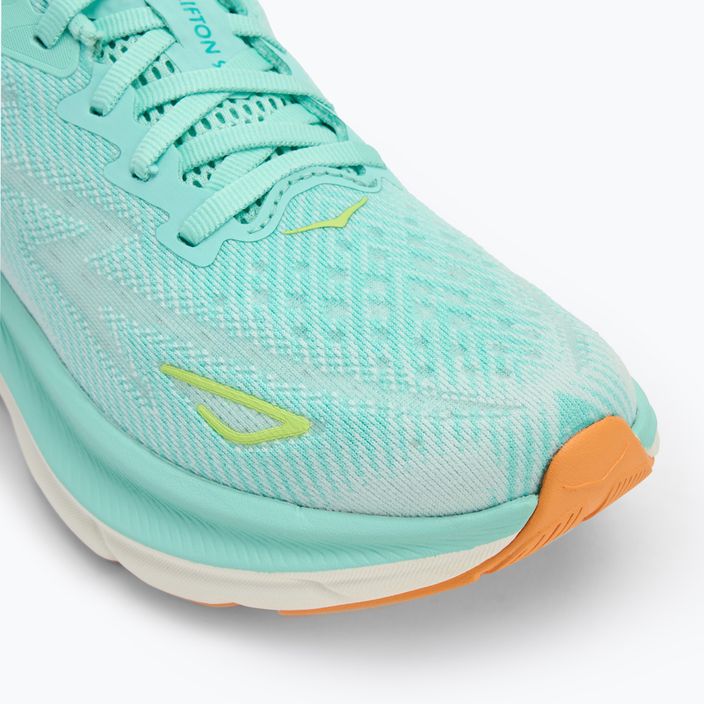 Дамски обувки за бягане HOKA Clifton 9 seafoam/aqua breeze 7