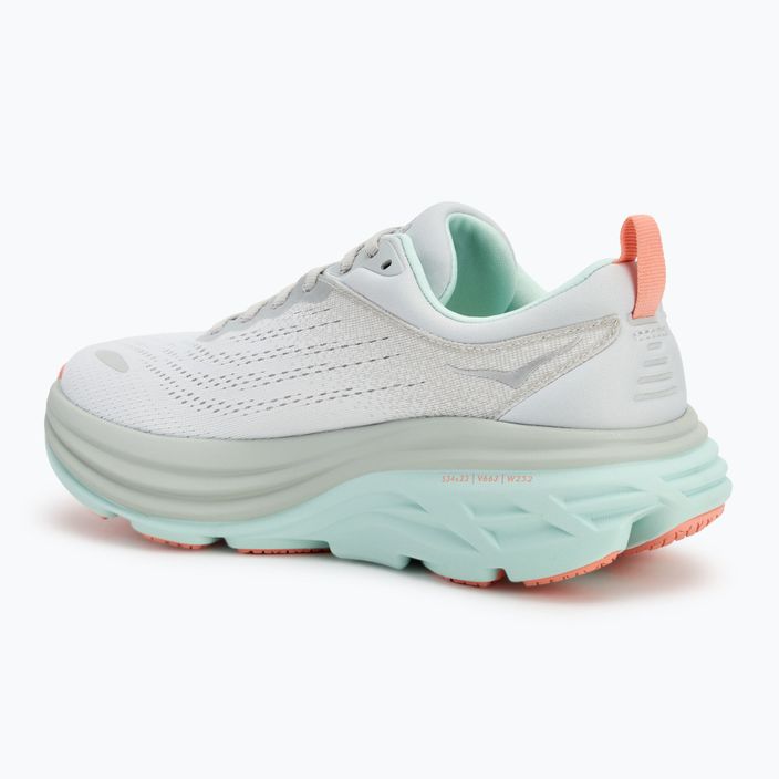 Дамски обувки за бягане HOKA Bondi 8 stardust/aqua breeze 3