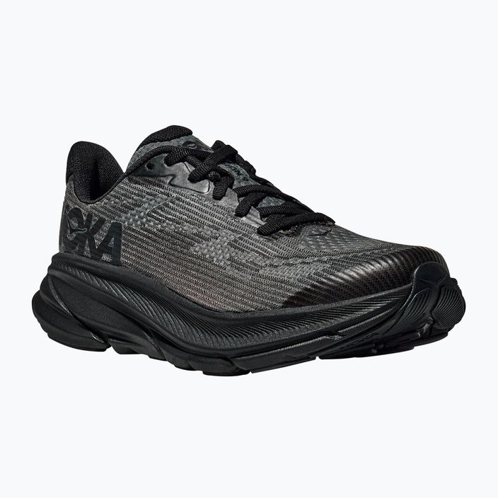 Детски обувки за бягане HOKA Clifton 9 black/carbon black 8