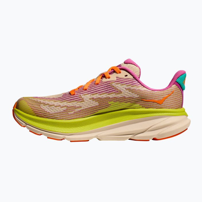 Детски обувки за бягане HOKA Clifton 9 fuchsia/vanilla 10