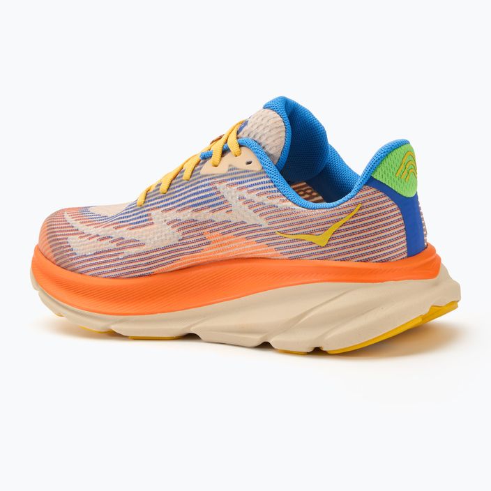 Детски обувки за бягане HOKA Clifton 9 ultramarine/electric tangerine 3