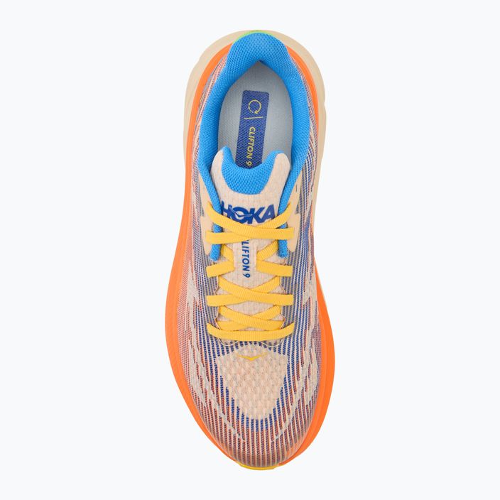 Детски обувки за бягане HOKA Clifton 9 ultramarine/electric tangerine 5