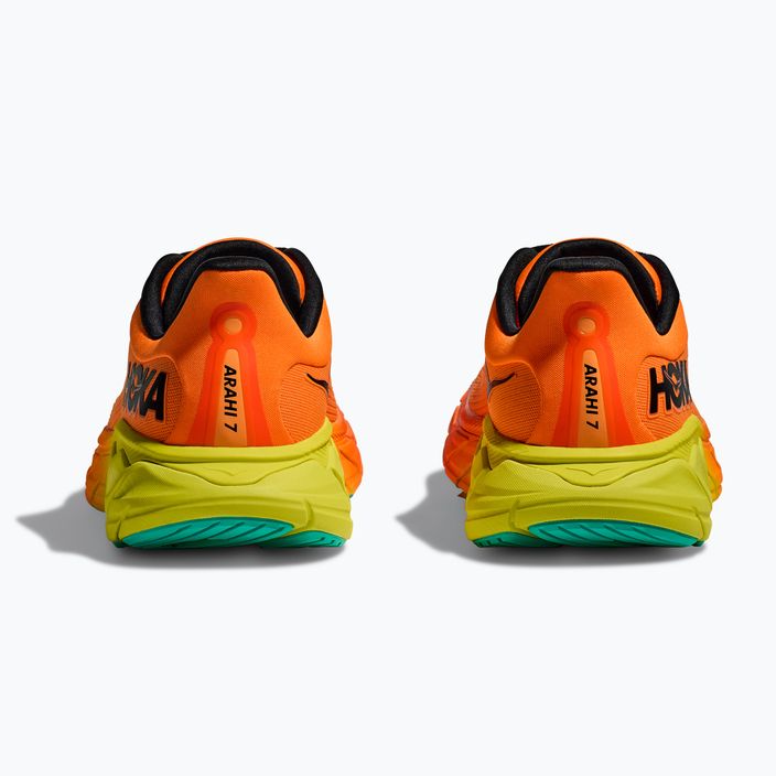 Мъжки обувки за бягане HOKA Arahi 7 electric tangerine/black 4