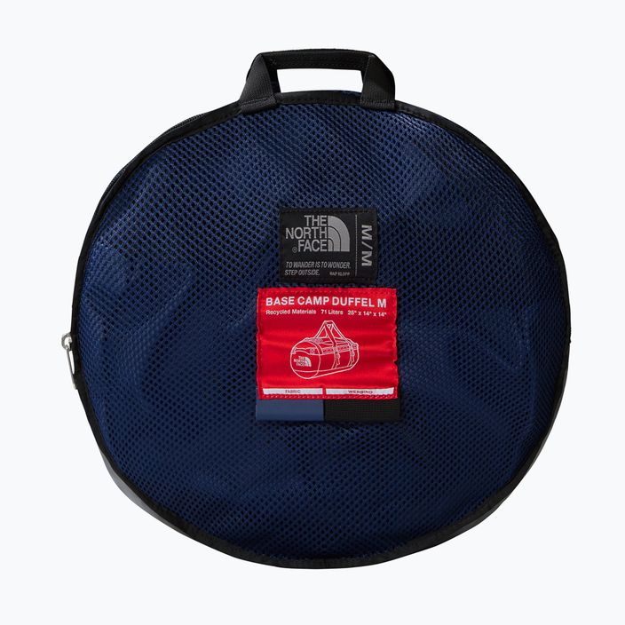 Пътна чанта The North Face Base Camp Duffel M 71 l summit navy/black/npf 4