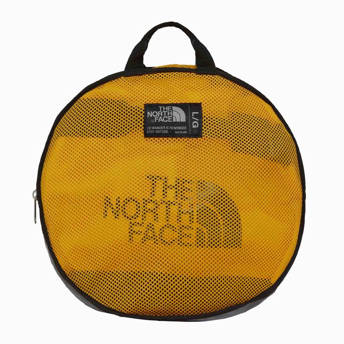 Пътна чанта The North Face Base Camp Duffel L 95 l summit gold/black/npf 3