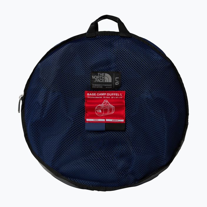 Пътна чанта The North Face Base Camp Duffel L 95 l summit navy/black/npf 3