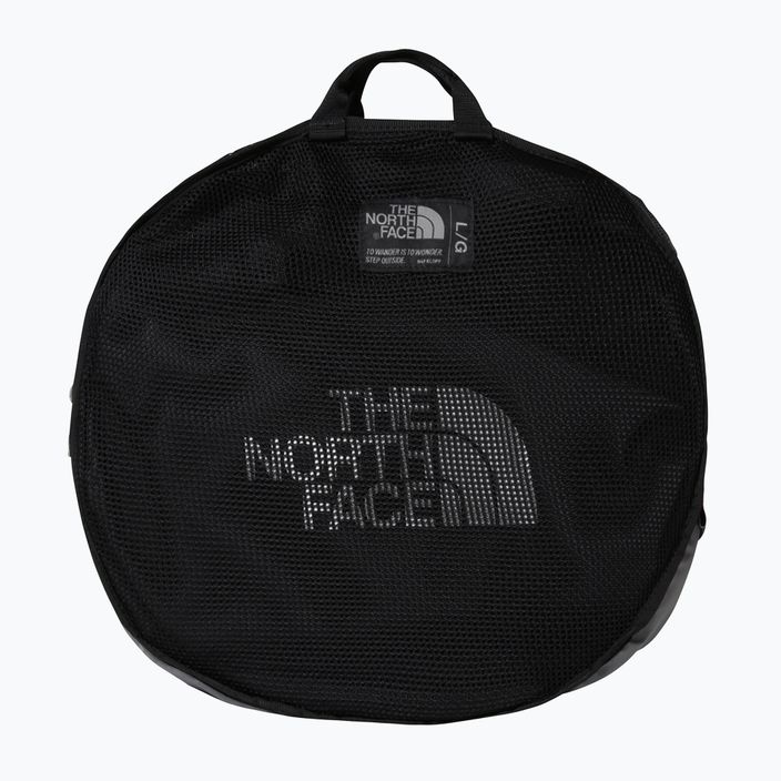 Пътна чанта The North Face Base Camp Duffel L 95 l black/white/npf 3