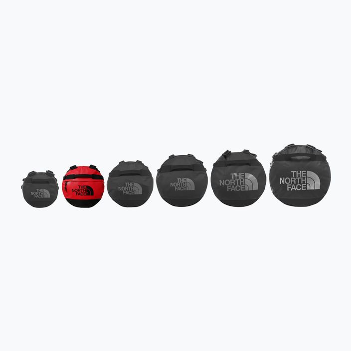 Пътна чанта The North Face Base Camp Duffel S 50 l red/black/npf 5