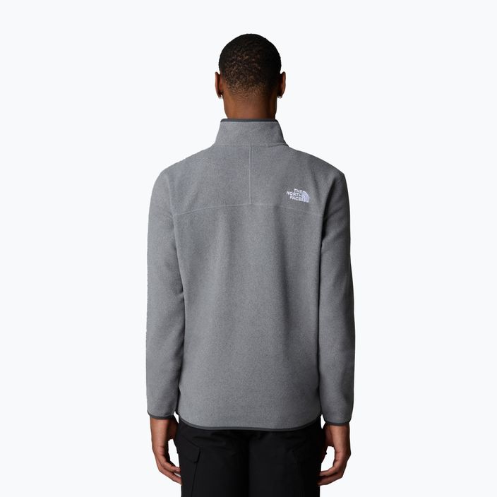 Мъжки суитшърт The North Face 100 Glacier 1/4 Zip medium grey heather 3