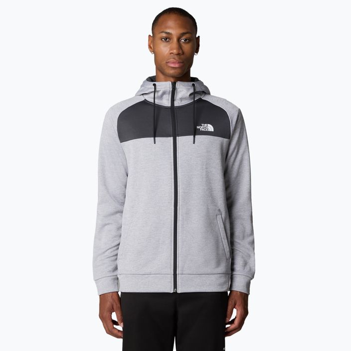 Мъжки суитшърт The North Face Reaxion Fleece light grey heather/ asphalt grey