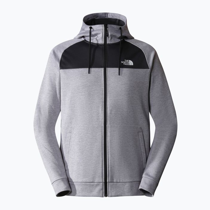 Мъжки суитшърт The North Face Reaxion Fleece light grey heather/ asphalt grey 5