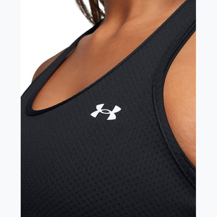 Under Armour HeatGear Armour Racer черен/бял дамски потник за тренировка 3