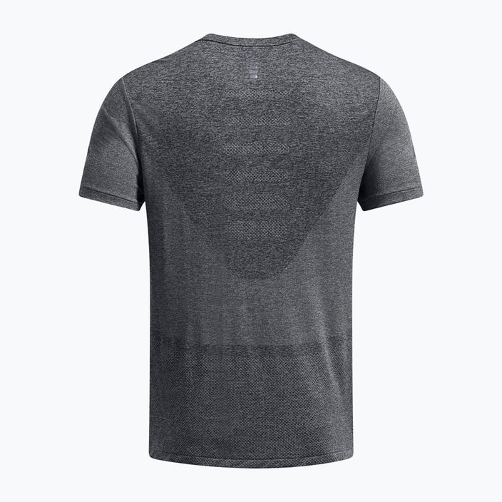 Мъжка тениска за бягане Under Armour Seamless Stride tetra grey/reflective 4