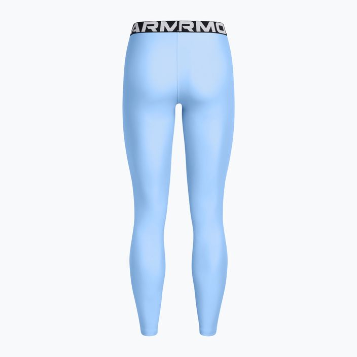 Under Armour HeatGear дамски гамаши horizon blue/white 5